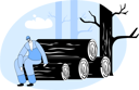 پیش‌نمایش فایل woodcutter-having-break-after-cutting-trees-6501922 از پک افراد خطی