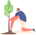 پیش‌نمایش فایل female-volunteer-taking-care-of-tree-6502016 از پک داوطلب‌ها
