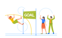 پیش‌نمایش فایل business-woman-character-jumping-over-hurdle-girl-overcome-obstacles-8512340 از پک افراد کسب و کار