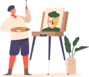پیش‌نمایش فایل child-draw-painting-abstract-portrait-8525875 از پک کودکان