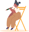 پیش‌نمایش فایل little-child-sitting-on-chair-with-pencil-8525877 از پک کودکان