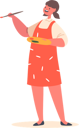 پیش‌نمایش فایل little-girl-with-palette-and-paintbrush-8525881 از پک کودکان