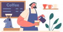 پیش‌نمایش فایل female-barista-making-coffee-8525989 از پک باریستا