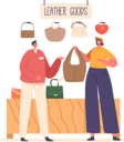 پیش‌نمایش فایل woman-purchases-stylish-bag-at-store-8845403 از پک کارگاه