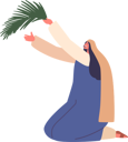 پیش‌نمایش فایل ancient-female-holds-palm-leaf-8845680 از پک عیسی مسیح