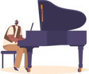 پیش‌نمایش فایل pianist-male-character-playing-jazz-musical-composition-on-grand-piano-for-performance-on-stage-9014128 از پک موسیکیانها