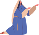 پیش‌نمایش فایل ancient-israelite-female-character-deep-in-prayer-9014087 از پک عیسی مسیح