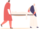پیش‌نمایش فایل grieving-apostle-characters-tenderly-bear-the-lifeless-body-of-jesus-on-stretchers-9014089 از پک عیسی مسیح
