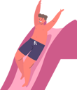 پیش‌نمایش فایل child-sliding-down-water-slide-into-pool-9241477 از پک افراد در پول یک