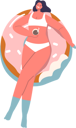 پیش‌نمایش فایل female-in-swimwear-with-cocktail-9241488 از پک افراد در پول یک