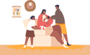 پیش‌نمایش فایل joyful-children-greet-their-mother-with-newborn-baby-at-home-9241390 از پک خانواده