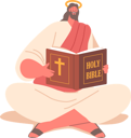 پیش‌نمایش فایل jesus-reading-bible-9241348 از پک مذهبی