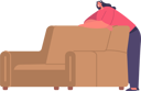 پیش‌نمایش فایل relaxed-woman-reclining-comfortable-sofa-9241358 از پک مذهبی