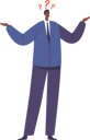 پیش‌نمایش فایل man-raising-questions-9241635 از پک ارز دیجیتال