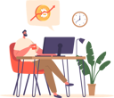 پیش‌نمایش فایل man-trading-bitcoin-at-workplace-9241617 از پک ارز دیجیتال
