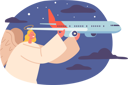 پیش‌نمایش فایل angel-guards-aircraft-during-flight-9594903 از پک فرشته