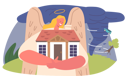 پیش‌نمایش فایل angel-protect-home-9594902 از پک فرشته