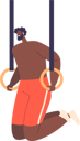 پیش‌نمایش فایل calisthenics-man-effortlessly-performs-push-ups-on-gymnastic-rings-9598935 از پک تناسب اندام