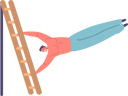 پیش‌نمایش فایل man-diligently-exercising-on-gymnastics-wall-bars-9598931 از پک تناسب اندام