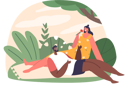 پیش‌نمایش فایل man-and-woman-enjoy-serene-weekend-at-park-9952719 از پک افراد
