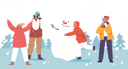 پیش‌نمایش فایل children-gleefully-munch-on-freshly-fallen-snow-10036332 از پک افراد