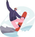 پیش‌نمایش فایل happy-snowboarder-riding-snowboard-10036323 از پک ورزش‌های زمستانی