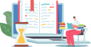 پیش‌نمایش فایل student-reading-e-book-for-exam-preparation-4367638 از پک آموزش و پرورش