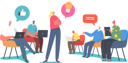 پیش‌نمایش فایل group-work-together-developing-creative-ideas-4380432 از پک کسب و کار ۱