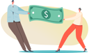 پیش‌نمایش فایل man-and-woman-pulling-dollar-fight-for-leadership-4380453 از پک کسب و کار ۱