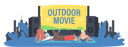پیش‌نمایش فایل open-air-cinema-at-house-4383097 از پک ورزش و سرگرمی‌ها