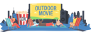 پیش‌نمایش فایل spend-night-with-friends-at-outdoor-movie-theater-4383096 از پک ورزش و سرگرمی‌ها