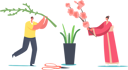 پیش‌نمایش فایل traditional-japan-kimono-create-floristic-composition-put-flowers-and-plants-in-huge-vase-4383085 از پک ورزش و سرگرمی‌ها