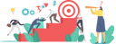 پیش‌نمایش فایل business-characters-team-target-on-top-4380776 از پک کسب‌وکار ۳