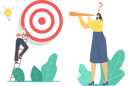 پیش‌نمایش فایل businesswoman-looking-next-step-to-reach-target-4380778 از پک کسب‌وکار ۳