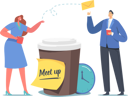 پیش‌نمایش فایل colleagues-meetup-business-people-change-messages-on-coffee-break-4381704 از پک کسب‌وکار ۵