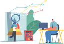 پیش‌نمایش فایل statistical-and-data-analysis-for-business-investment-and-financial-monitoring-4381698 از پک کسب‌وکار ۵