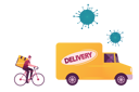 پیش‌نمایش فایل express-delivery-service-during-coronavirus-pandemic-4393893 از پک غذا و نوشیدنی ۳