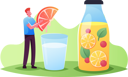 پیش‌نمایش فایل man-making-lemon-juice-4393855 از پک غذا و نوشیدنی ۳