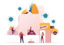 پیش‌نمایش فایل safe-food-delivery-during-coronavirus-4393891 از پک غذا و نوشیدنی ۳