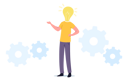 پیش‌نمایش فایل business-man-work-on-project-searching-creative-idea-yell-eureka-4387867 از پک کسب و کار و امور مالی ۱
