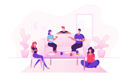 پیش‌نمایش فایل friend-group-celebrate-home-party-during-covid19-eating-pizza-and-drinking-tea-4393340 از پک خانواده و کودکان ۳