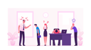 پیش‌نمایش فایل angry-furious-boss-yelling-at-office-employees-4387978 از پک کسب و کار و امور مالی ۲