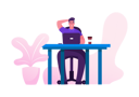 پیش‌نمایش فایل business-man-at-desk-work-hard-analyzing-project-4387997 از پک کسب و کار و امور مالی ۲