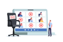پیش‌نمایش فایل company-boss-with-employees-4387962 از پک کسب و کار و امور مالی ۲