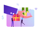 پیش‌نمایش فایل festive-sale-and-shopping-promotion-offer-4387994 از پک کسب و کار و امور مالی ۲
