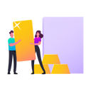 پیش‌نمایش فایل people-holding-golden-bar-stand-at-obligation-document-4387987 از پک کسب و کار و امور مالی ۲