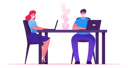 پیش‌نمایش فایل characters-wearing-medical-masks-working-on-personal-computer-in-creative-office-4388342 از پک کسب‌وکار و امور مالی - نسخه 4