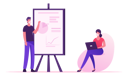 پیش‌نمایش فایل trainer-stand-at-whiteboard-with-data-analysis-charts-4388345 از پک کسب‌وکار و امور مالی - نسخه 4
