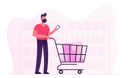 پیش‌نمایش فایل customer-stand-in-grocery-supermarket-with-goods-in-shopping-trolley-4388172 از پک کسب‌وکار و مالی ۳