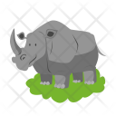 پیش‌نمایش فایل rhino-13 از پک آیکون حیوان بانمک